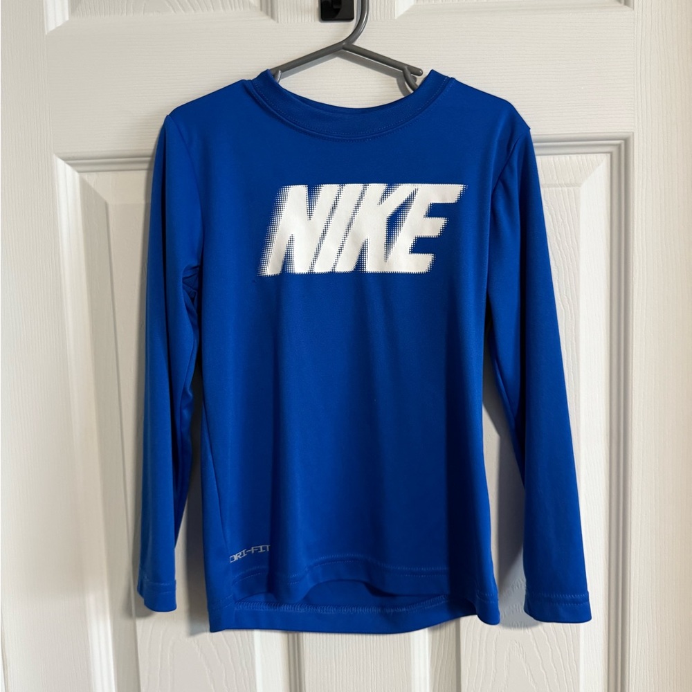 Nike Kids Royal Blue Long Sleeve Tee